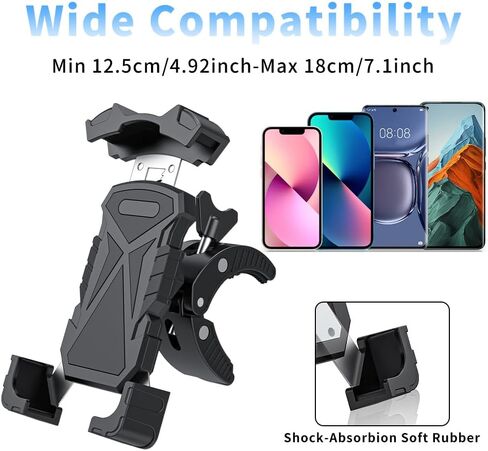 حامل هاتف الجولف، ملحقات حامل هاتف عربة الجولف المتوافقة مع iPhone/Galaxy/Google Pixel، حامل هاتف عربة الجولف قابل للتعديل بزاوية 360 درجة مناسب لسيارة Ezgo/Club Car/Yamaha in Kuwait