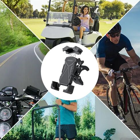 حامل هاتف الجولف، ملحقات حامل هاتف عربة الجولف المتوافقة مع iPhone/Galaxy/Google Pixel، حامل هاتف عربة الجولف قابل للتعديل بزاوية 360 درجة مناسب لسيارة Ezgo/Club Car/Yamaha in Kuwait