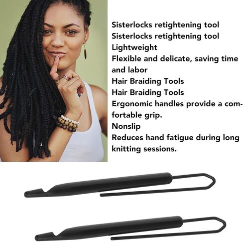 قطعتان من أداة نسج الشعر المتشابكة، خطاف كروشيه دريدلوك للرجال والنساء in Kuwait