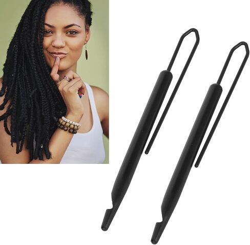 قطعتان من أداة نسج الشعر المتشابكة، خطاف كروشيه دريدلوك للرجال والنساء in Kuwait