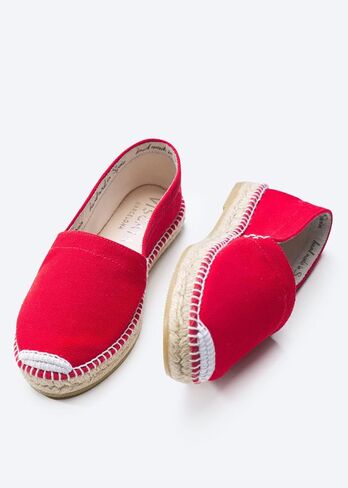 VISCATA Llafranc Canvas Espadrille Flats with Traditional White Stitching Soft Breathable Cotton Canvas and 100% Natural Jute Midsole for All Casual Occasions in Saudi Arabia