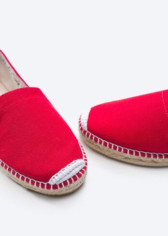 VISCATA Llafranc Canvas Espadrille Flats with Traditional White Stitching Soft Breathable Cotton Canvas and 100% Natural Jute Midsole for All Casual Occasions in Saudi Arabia