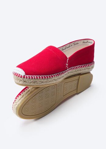 VISCATA Llafranc Canvas Espadrille Flats with Traditional White Stitching Soft Breathable Cotton Canvas and 100% Natural Jute Midsole for All Casual Occasions in Saudi Arabia