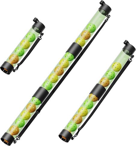17 Balls Pickleball Ball Retriever & Ball Holder & Shoulder Strap, Back Saver for Pickleball Retriever, Quick for Pickleball Tube Ball Pickup in Saudi Arabia