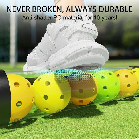 17 Balls Pickleball Ball Retriever & Ball Holder & Shoulder Strap, Back Saver for Pickleball Retriever, Quick for Pickleball Tube Ball Pickup in Saudi Arabia