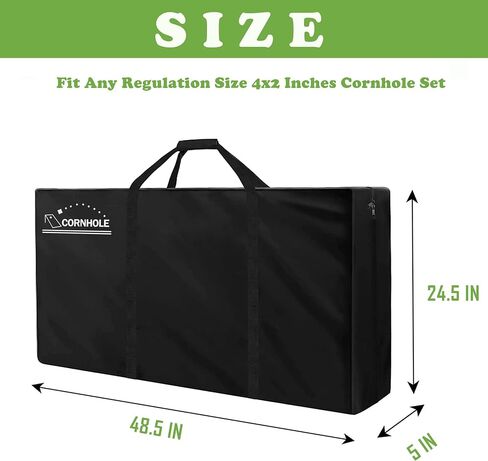 Cornhole Carrying Case, Tailgate or Regulation Size Cornhole Board Covers Carry Case for Cornhole Set Corn Hole Bean Bags in Saudi Arabia