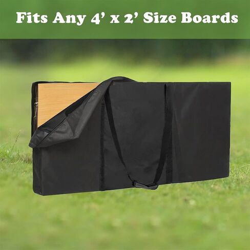 Cornhole Carrying Case, Tailgate or Regulation Size Cornhole Board Covers Carry Case for Cornhole Set Corn Hole Bean Bags in Saudi Arabia