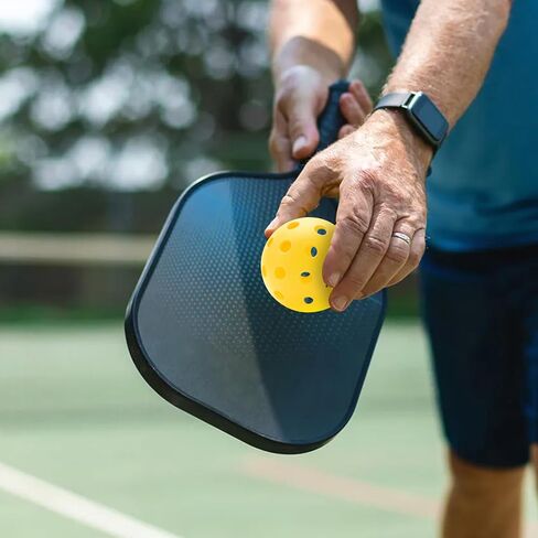 U-pick Pickleball Balls, Outdoor Pickleball Ball 4 Packs/12 Packs, Pickle Balls with Mesh Bag, High Elasticity Balanced Durable, 40 Holes Pickleballs for All Skill Levels, Yellow/Blue/Pink/Green in Kuwait