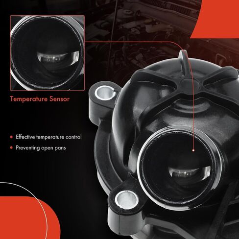 A-Premium Engine Coolant Thermostat Housing Assembly with Gasket Compatible with Audi A4 2005-2008 A6 2006-2009 A4/A6 Quattro 2005-2009 3.2L in Saudi Arabia