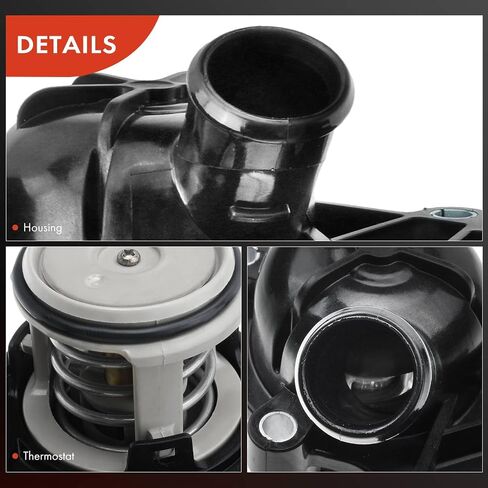 A-Premium Engine Coolant Thermostat Housing Assembly with Gasket Compatible with Audi A4 2005-2008 A6 2006-2009 A4/A6 Quattro 2005-2009 3.2L in Saudi Arabia