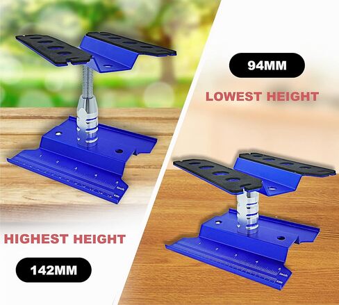 RC سيارة العمل موقف إصلاح محطة العمل الأزرق 360 درجة دوران رفع مع مسامير صينية الأزرق ل 1/8 1/10 1/12 مقياس سيارات شاحنات العربات in Kuwait