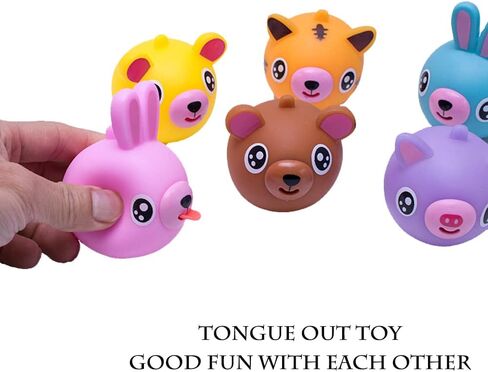 Squeeze Toy for Kids, Children's Decompression Toys, Stress Release Screaming Toy Doll with Tiger Rabbit Bear Pig Designs Autism ADHD for Kids Boys Girls Adults (2PCS Random Animals) in Kuwait