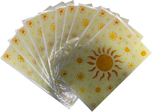 llk 30pcs عيد ميلاد سعيد يوم علاج أكياس البلاستيك بوهو الشمس 1st عيد ميلاد جودي الحلوى علاج أكياس أشعة الشمس حزب ديكور البلاستيك هدية حقيبة عيد ميلاد وجبة خفيفة أكياس الصيف حزب صالح للأطفال in Kuwait