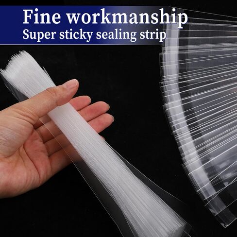 300 PCS Pretzel Rod Bags Iridescent Wrapping Paper Bags Self Sealing Cookies Bags Bulk Clear Resealable Plastic Bags 1.2x7.9 inch Clear Treat Individual Bags for Candy Gifts Cookies Bakery Treat in Saudi Arabia