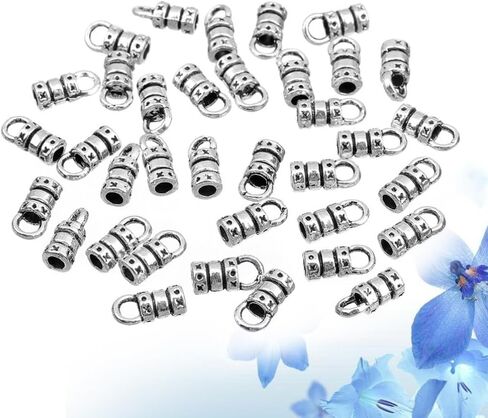 Healifty 100PCS Jewelry Making Clasp Jewelry End Caps Bracelet Connection Clasp for Jewelry Tassel Bracelet Making 2Mm Holes in Saudi Arabia