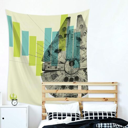 RoomMates RMK4086TAP Darth Vader Wall Tapestry, Gray, Blue, red, Black in Kuwait