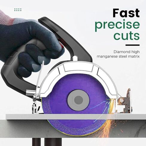 2PCS Glass Cutting Disc Diamond Cutting Blade Diamond Cut Off Wheels for Grinding of Glass, Jade, Wine Bottles, Tile (Purple) in Saudi Arabia