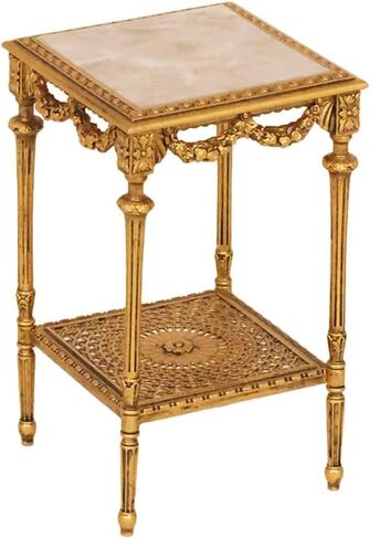 DIY 1 6 Scale Square Louis XVI Side Table DIY Furniture Kits Dollhouse Decor Habby Birthday Gifts for Kids & Adults in Kuwait