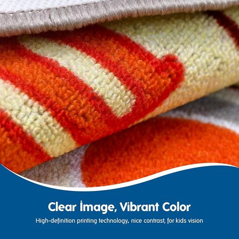 سجادة Booooom Jackson للأطفال للفصل الدراسي ABC Mat مقاس 6'5''x6'5'' سجادة لدائرة الحضانة في مرحلة ما قبل المدرسة سجادة الأبجدية، سجادة منطقة اللعب الابتدائية سجادة تعليمية مع دعم غير قابل للانزلاق (بيج، 6.5 × 6.5 قدم) in Kuwait