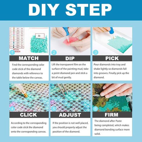 zariocy 5d الماس الفن اللوحة مجموعات جرو، DIY الطلاء مع الماس الفن الحيوان جولة الحفر الكامل الكريستال الماس لوحات التطريز الفنون الحرفية للمنزل مكتب جدار ديكور 12x12 بوصة in Kuwait