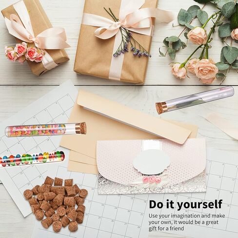 30 قطعة من أنابيب اختبار البلاستيك الشفاف مع سدادات الفلين، زجاجات بلاستيكية صغيرة مقاس 16 × 100 مم 10 مل مع فلين، ختم جيد لتخزين الحلوى، ملح الاستحمام، التجارب العلمية وانتشار النباتات in Kuwait