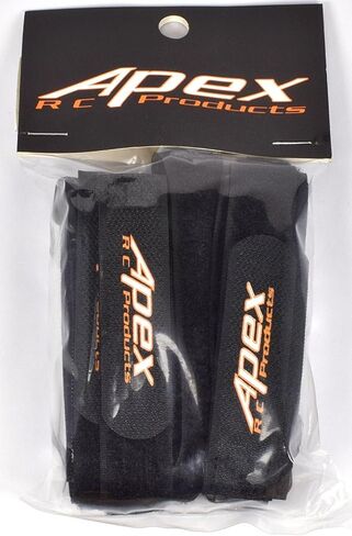 Apex RC Products 5 Pack 20mm x 500mm HD Rubberized Non-Slip Battery Straps 3033 in Saudi Arabia
