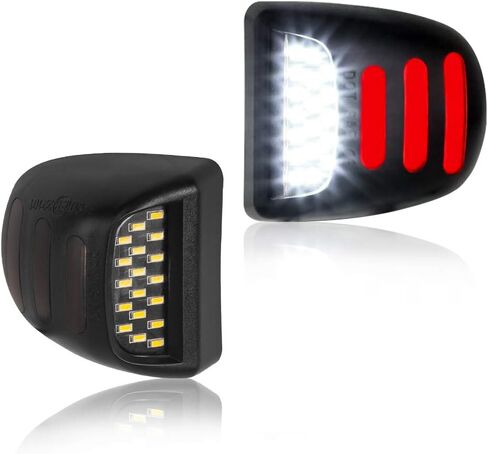 الأحمر OLED النيون أنبوب LED لوحة ترخيص ضوء مصباح الجمعية استبدال لشيفي سيلفرادو تاهو الضواحي جي إم سي سييرا 1500 2500 3500 يوكون XL كاديلاك إسكاليد in Saudi Arabia