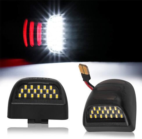 الأحمر OLED النيون أنبوب LED لوحة ترخيص ضوء مصباح الجمعية استبدال لشيفي سيلفرادو تاهو الضواحي جي إم سي سييرا 1500 2500 3500 يوكون XL كاديلاك إسكاليد in Saudi Arabia