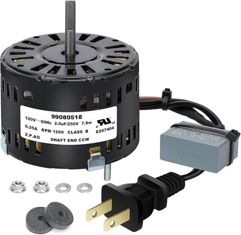 محرك مروحة الحمام 99080518 S99080518 - بديل متوافق لنماذج مروحة التهوية HD80، HD80L،684-A،684-B،684-C،684F-A،684F-B،684F-C،708-B in Kuwait