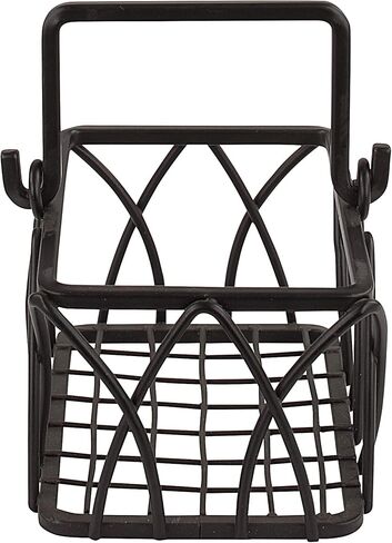 سلة أكياس السكر للتحلية المتنوعة من سبيكتروم، ملحقات للمطاعم والمنازل، حامل أكياس الشاي ومنظم محطة القهوة، أسود in Kuwait