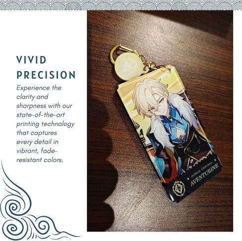 Honkai Star Rail Character Acrylic Keychain - 3.54" x 1.85" Waterproof and Scratch-Resistant Design in Saudi Arabia