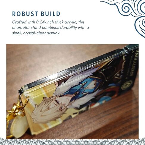 Honkai Star Rail Character Acrylic Keychain - 3.54" x 1.85" Waterproof and Scratch-Resistant Design in Saudi Arabia