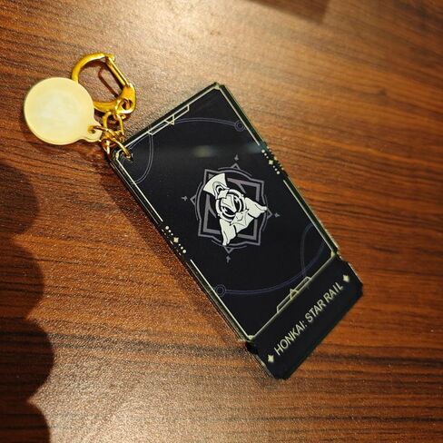 Honkai Star Rail Character Acrylic Keychain - 3.54" x 1.85" Waterproof and Scratch-Resistant Design in Saudi Arabia