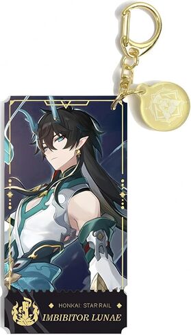 Honkai Star Rail Character Acrylic Keychain - 3.54" x 1.85" Waterproof and Scratch-Resistant Design in Saudi Arabia