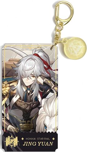 Honkai Star Rail Character Acrylic Keychain - 3.54" x 1.85" Waterproof and Scratch-Resistant Design in Saudi Arabia