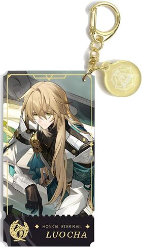 Honkai Star Rail Character Acrylic Keychain - 3.54" x 1.85" Waterproof and Scratch-Resistant Design in Saudi Arabia