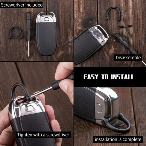 مشبك سلسلة مفاتيح FEGVE مع حلقتين للمفاتيح + حلقة على شكل حرف D مقاس 2/3 بوصة in Kuwait