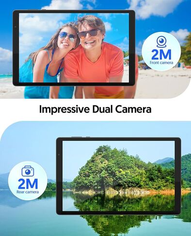 Tablets 10.1 inch Android 12 Tablet, 32GB ROM 1TB Expand, Quad-Core Processor Tablet, 6000mAh Battery, Dual Camera, WiFi, 1280x 800 IPS Tablet PC (Blue) in Kuwait