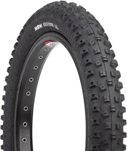 MSW Utility Player Tire - 16 x 2.25, Black, Rigid Wire Bead, 33tpi in Saudi Arabia
