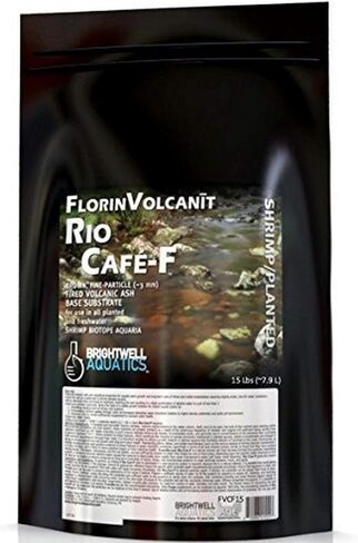 Brightwell Aquatics FlorinVolcanit Rio Cafe-F - Fine Brown Volcanic Ash Substrate for Freshwater Shrimp, 15-lbs in Saudi Arabia