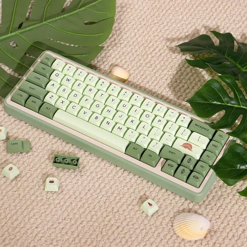 أغطية مفاتيح ماتشا 124 مفتاح XDA Profile Dye Sub PBT مجموعة أغطية مفاتيح مناسبة لـ 60% 65% 95% Cherry Mx مفاتيح لوحة المفاتيح الميكانيكية in Kuwait