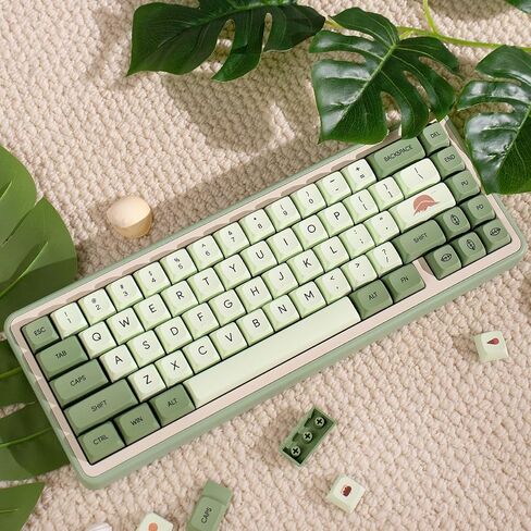 أغطية مفاتيح ماتشا 124 مفتاح XDA Profile Dye Sub PBT مجموعة أغطية مفاتيح مناسبة لـ 60% 65% 95% Cherry Mx مفاتيح لوحة المفاتيح الميكانيكية in Kuwait