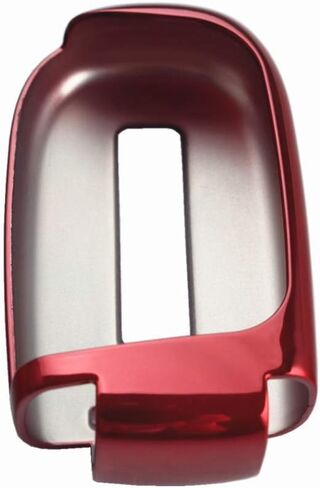 DEWHEL TPU Key Fob Protective Cover Case For Dodge Charger Challenger Dart Durango Journey, Chrysler,Jeep Grand Cherokee,Renegade etc (Chrome Red) in Saudi Arabia