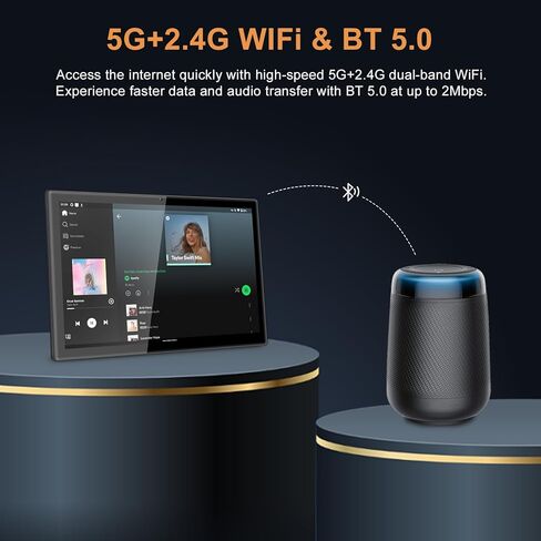 تابلت 10 بوصة، تابلت Android 13 مع وحدة معالجة مركزية 8 النواة، ذاكرة وصول عشوائي 4+4 جيجا بايت 512 جيجا بايت قابلة للتوسيع، بطارية مدمجة 7000 مللي أمبير في الساعة، تابلت كمبيوتر كبير بشاشة 10.1 بوصة، تابلت للبالغين والأطفال in Kuwait