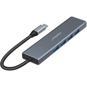 USB C Hub USB C to USB 3.0 Hub 4 Ports USB Hub for Laptop,MacBook Pro/Air, iPad Pro, iMac,Dell, Chromebook,Keyboard,Mouse,HDD,iPhone 15/15 Pro,Galaxy S23. Laptop hub,Desktop hub