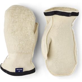 Hestra Heli Ski Wool Mitt Liner for Layering, Insulating Mitts for Winter & Outdoor Sports