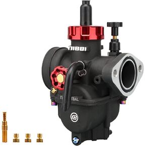 NIBBI Racing Carburetor PE24FL Flange Fit For Cross Bike 70CC 100CC 125CC Scooter HONDA YAMAHA SUZUKI