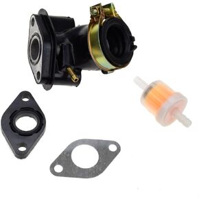 Intake Manifold Pipe Gasket Fuel Filters for GY6 50cc 139QMB Roketa Tank Sunl Taotao Sunl Jonway YY50QT VIP Future Champion Agility Baotian Scooter Moped Parts