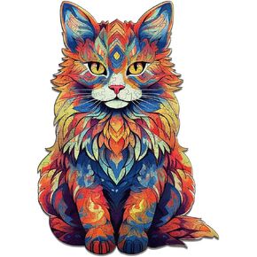 Dad Gifts, Wooden Jigsaw Puzzles, Wooden Puzzles for Adults, Jigsaw Puzzles, Wood Puzzles Adult, Medium Size - Animal