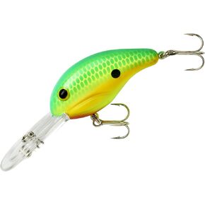 BANDIT LURES Crank 300-Series 2-Inch Taco Salad 8 to 12-Feet Deep Bait (Yellow)